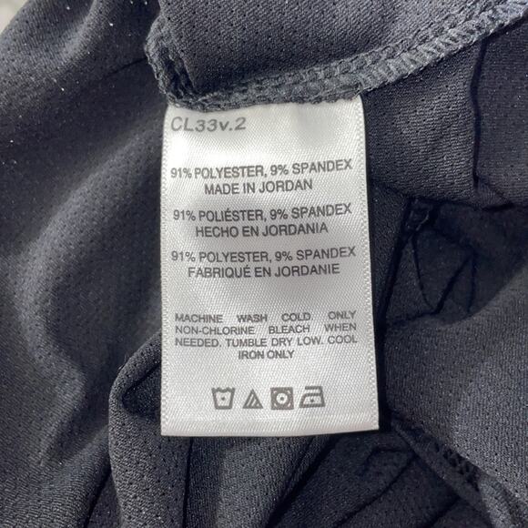 Soffe black and hot pink racer back mesh style work out tank - Picture 3 of 4